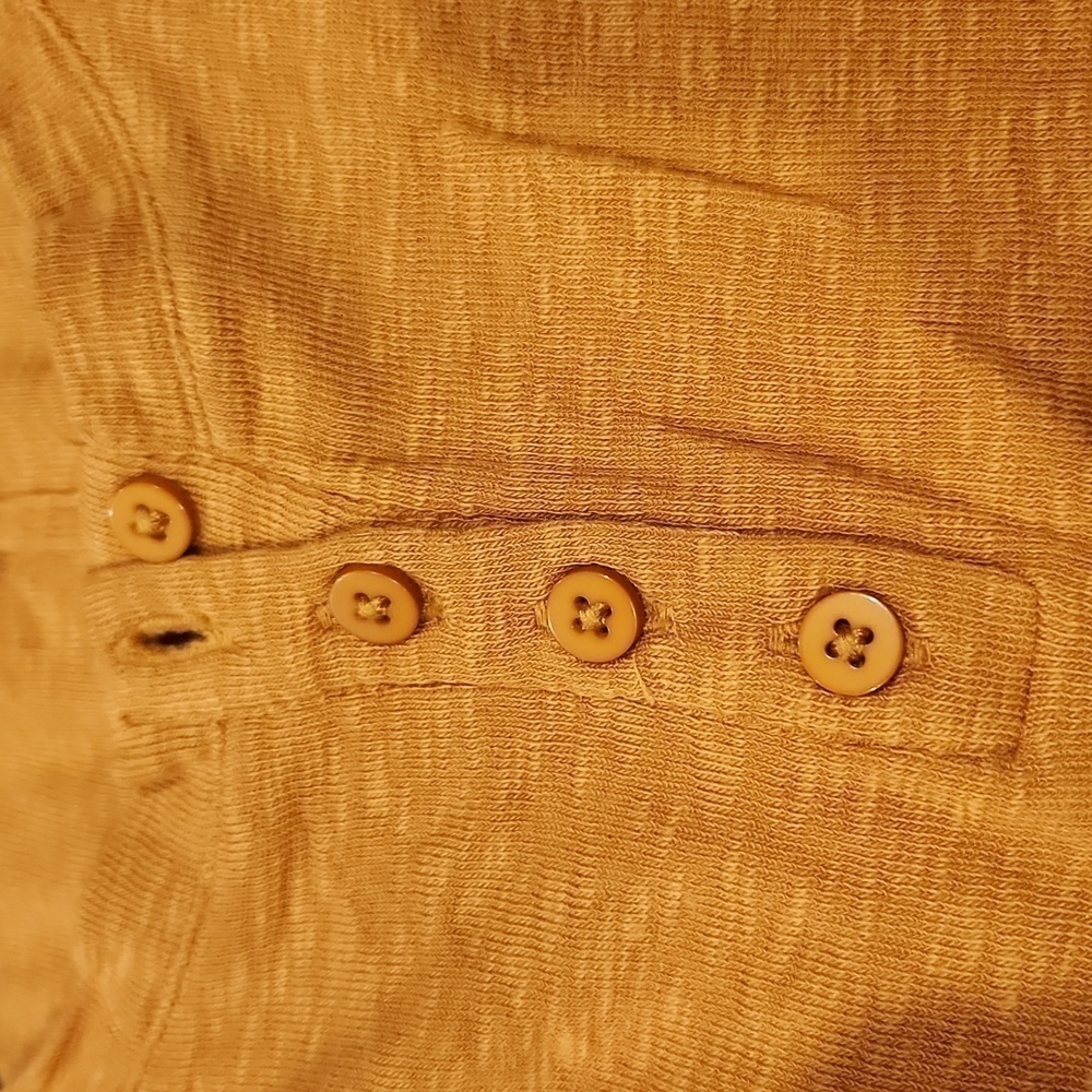 [Marled] Burnt Orange Scoop Neck Short Sleeve - Size M - Picture 4 of 7